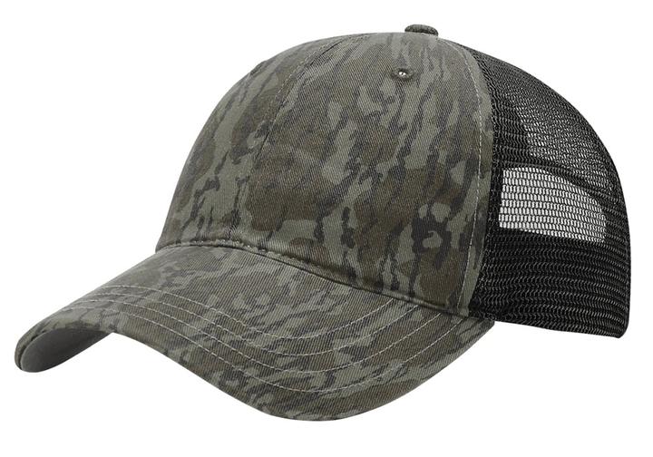 Richardson 111P Camo Leather Patch Hat