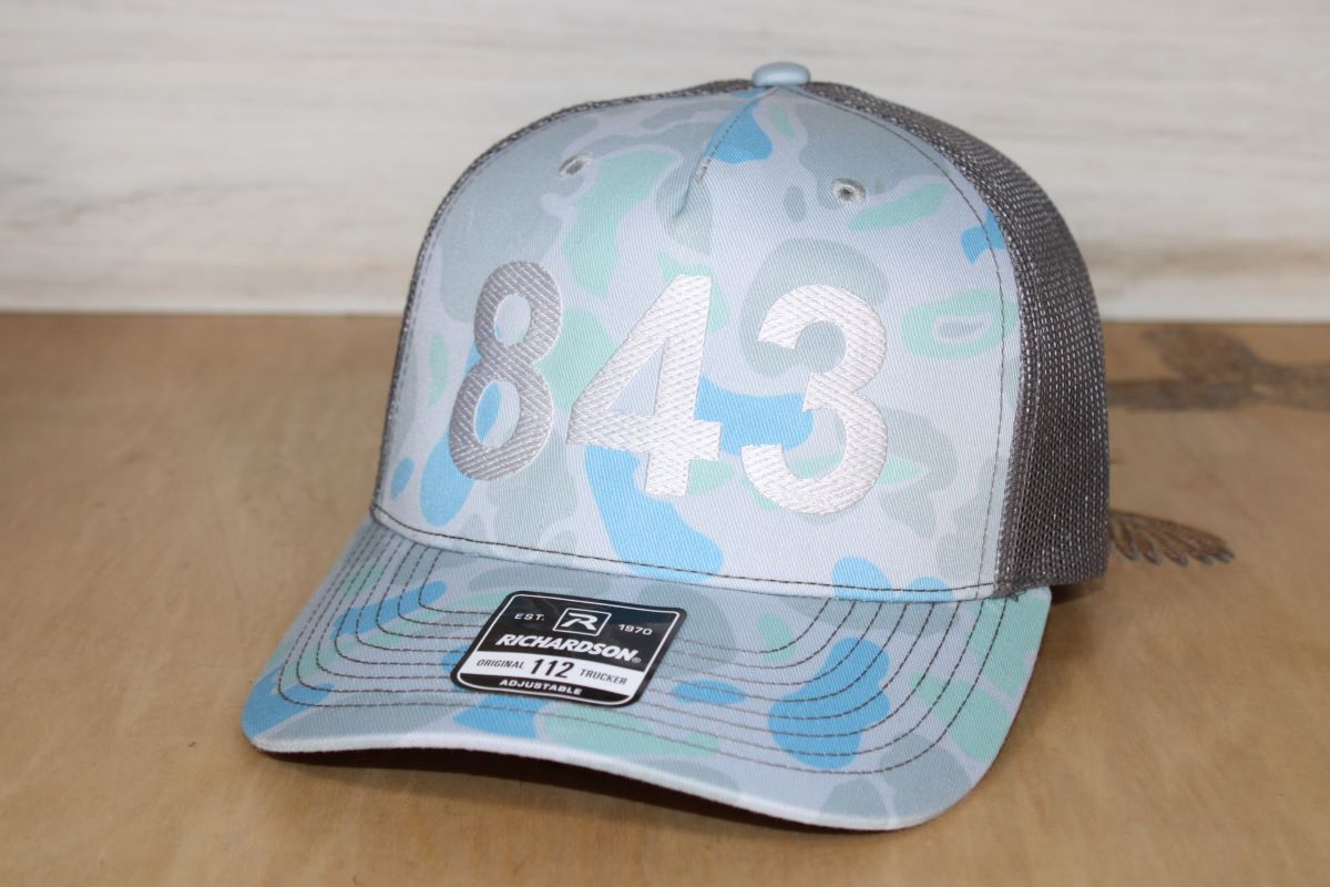 YP low country 843 hat saltwater duck camo