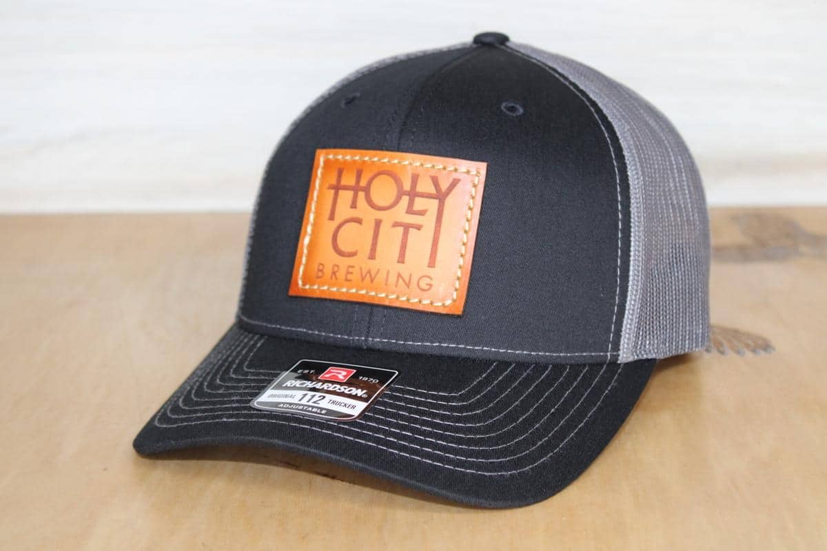 Holy City Brewing Custom Leather Patch Hat
