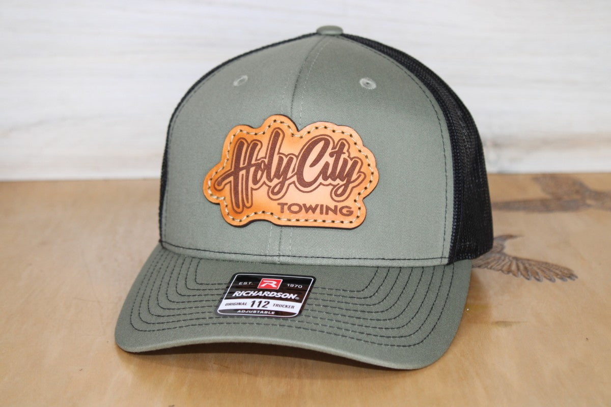 Holy City Leather Patch Hat