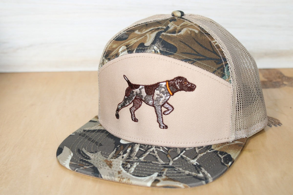 GSP Old School 7 Panel Camo Embroidered Hat