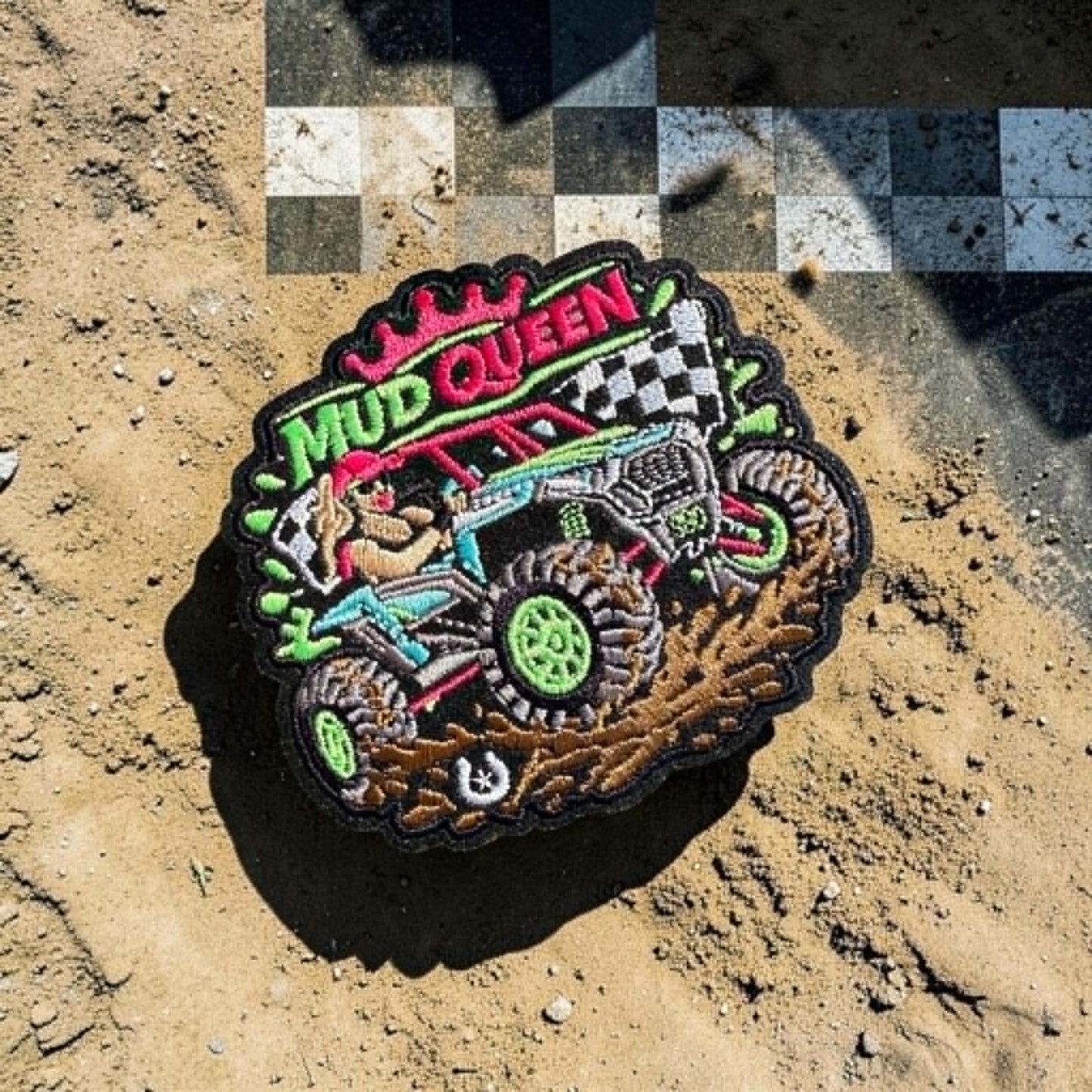Mud Queen Custom Trucker Hat Patch