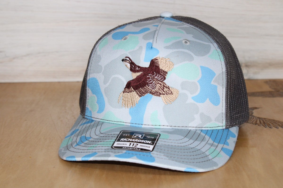 Saltwater Camo Quail hat