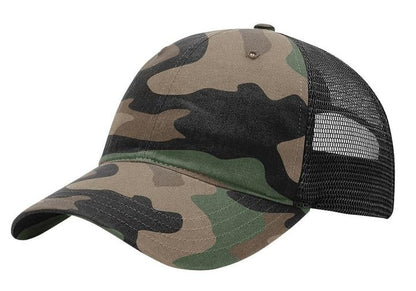 Richardson 111P Camo Leather Patch Hat