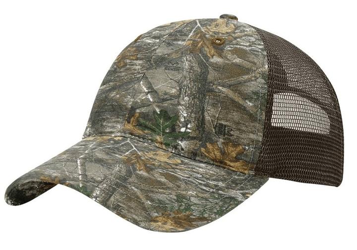 Richardson 111P Camo Leather Patch Hat