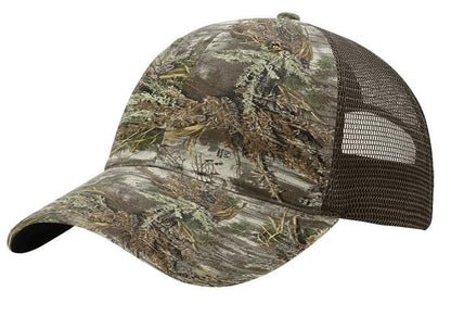 Richardson 111P Camo Leather Patch Hat