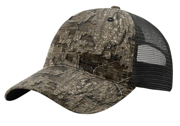 Richardson 111P Camo Leather Patch Hat