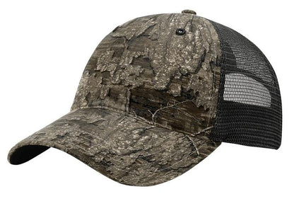 Richardson 111P Camo Leather Patch Hat