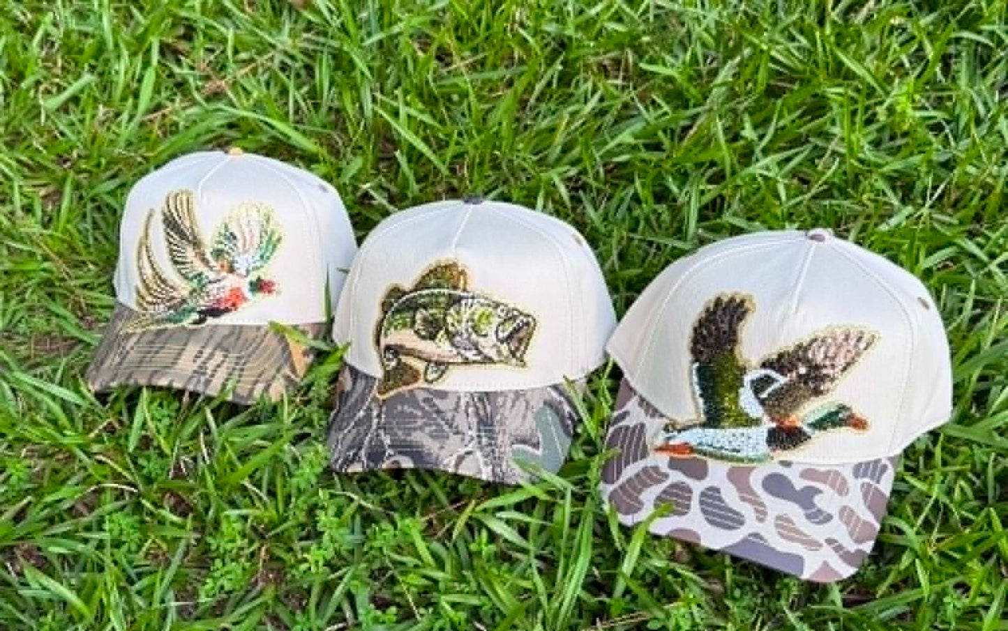 Camo Two Tone Duck Trucker Hat