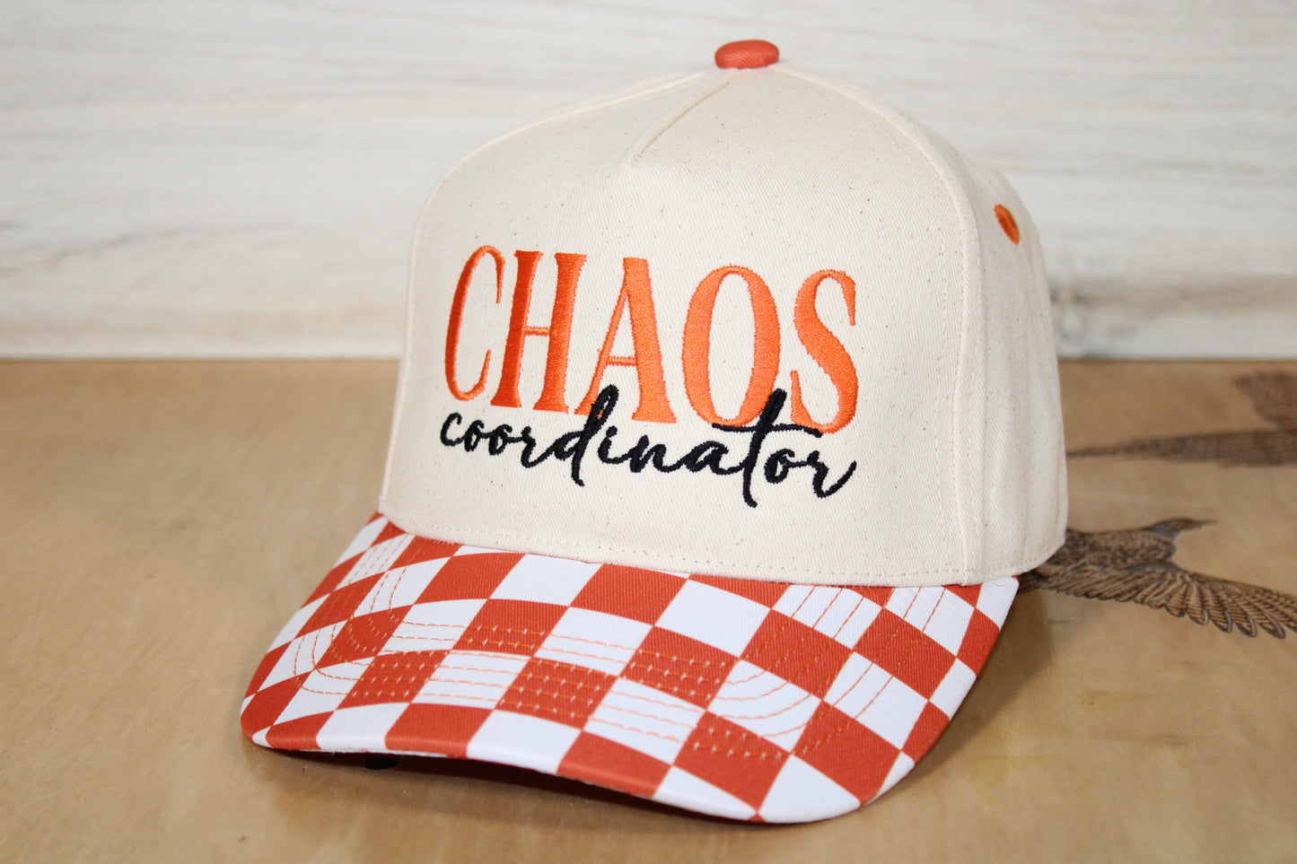 Chaos Coordinator Embroidered Trucker Hat