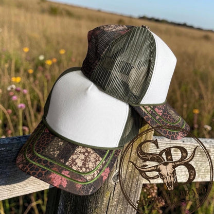 Dusty Fall Blank Customizable Trucker Hat