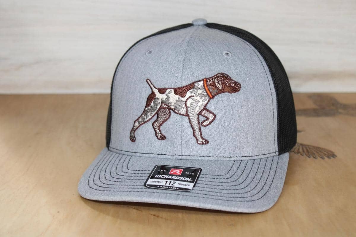 GSP embroidered hat heather grey