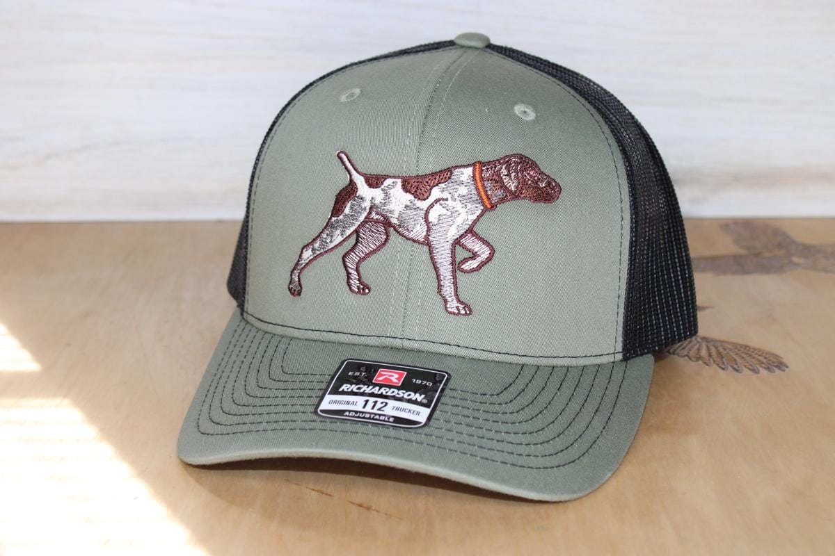 GSP embroidered hat loden black