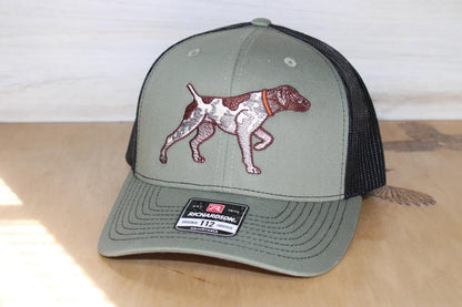 GSP embroidered hat loden black