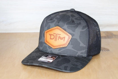 Richardson 112PFP Duck Camo Leather Patch Hat