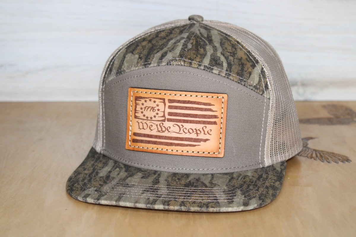 7 Panel Mossy Oak Camo We The People Hat