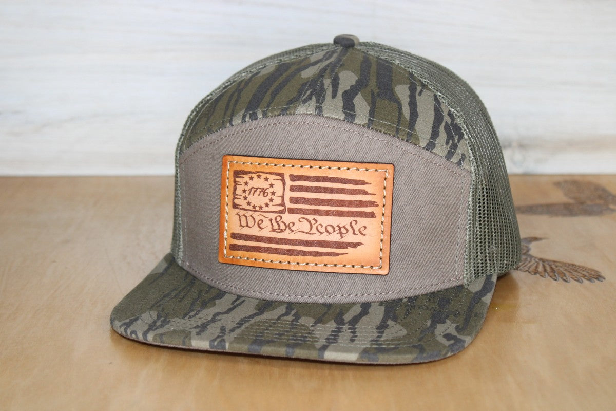 7 Panel Mossy Oak Camo We The People Hat