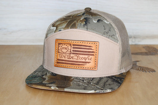 7 Panel Realtree Camo We The People Hat