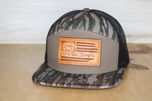 7 Panel Mossy Oak Camo We The People Hat
