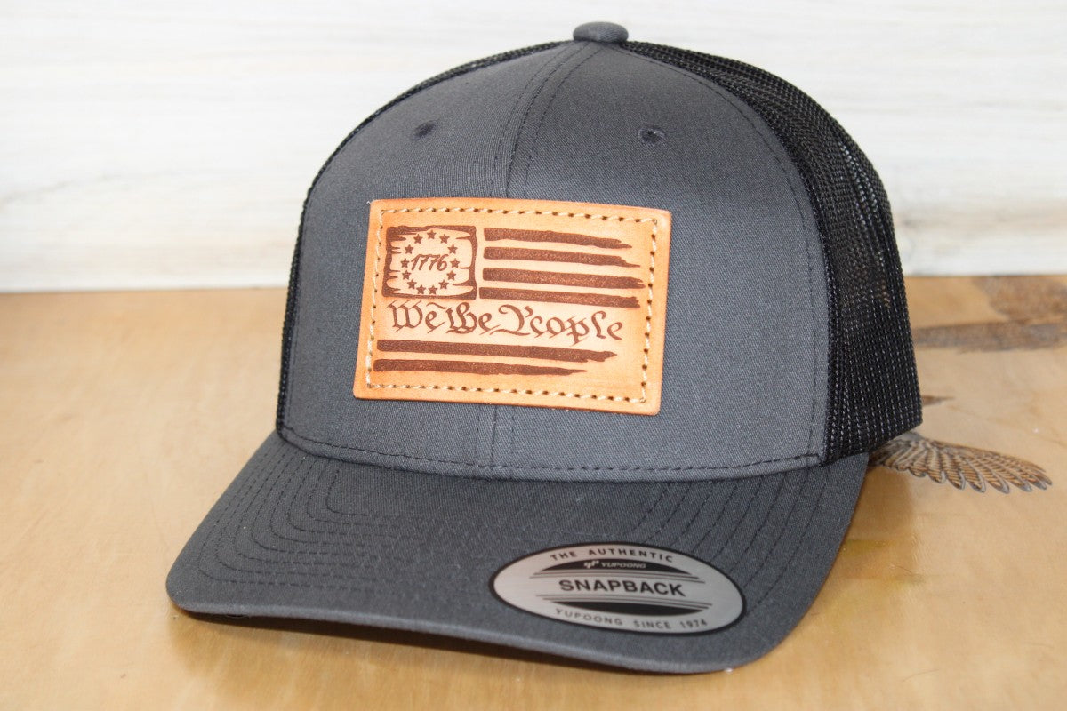YP We The People Leather Patch Hat