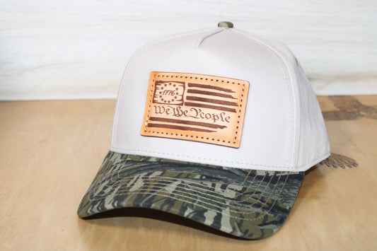 Old School Bottomland Camo Two-Tone We the People Hat