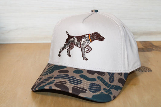 GSP Old School Two Tone Camo Embroidered Hat