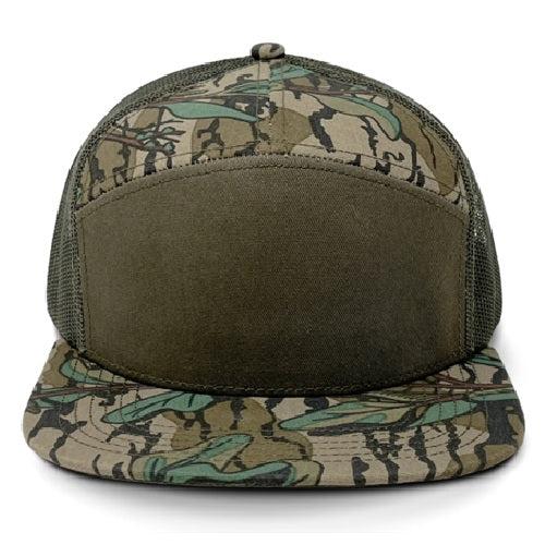 7 Panel Mossy Oak Camo We The People Hat