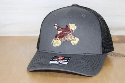 Quail Embroidered Hat