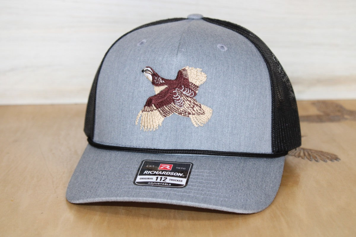 Quail Embroidered Hat
