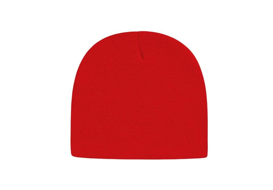 Custom Embroidered Knit Beanies 8 inch
