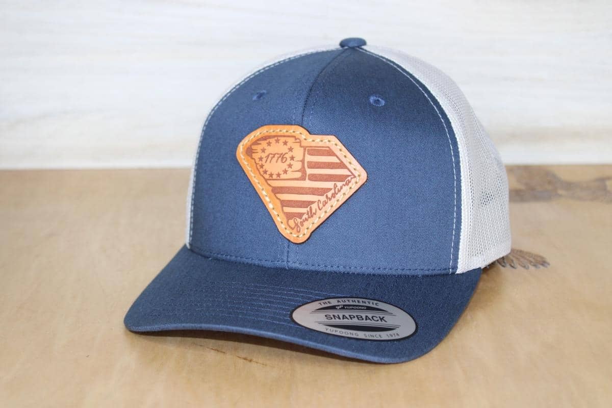 Lowcountry leather patch hat 