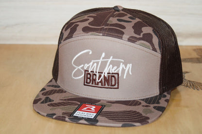 Southern Brand 7 Panel Duck Camo Embroidered Hats
