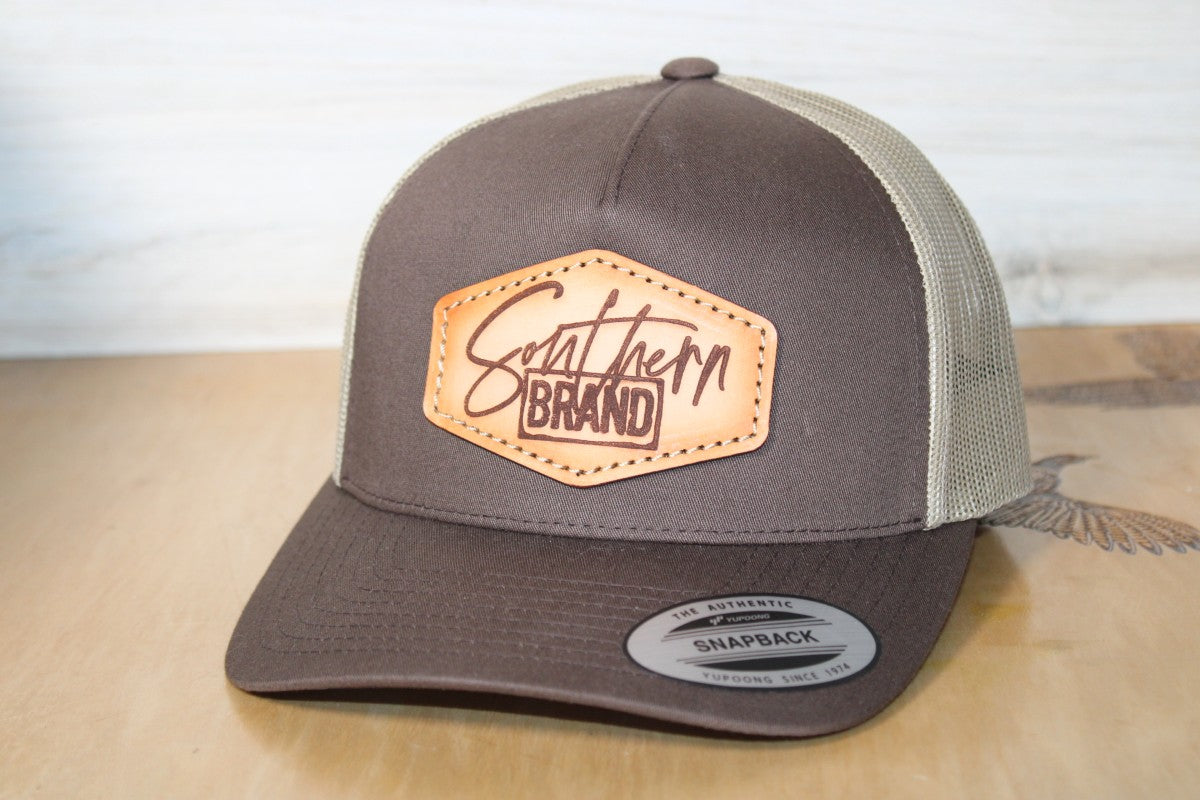Southern Brand Leather Patch Hats