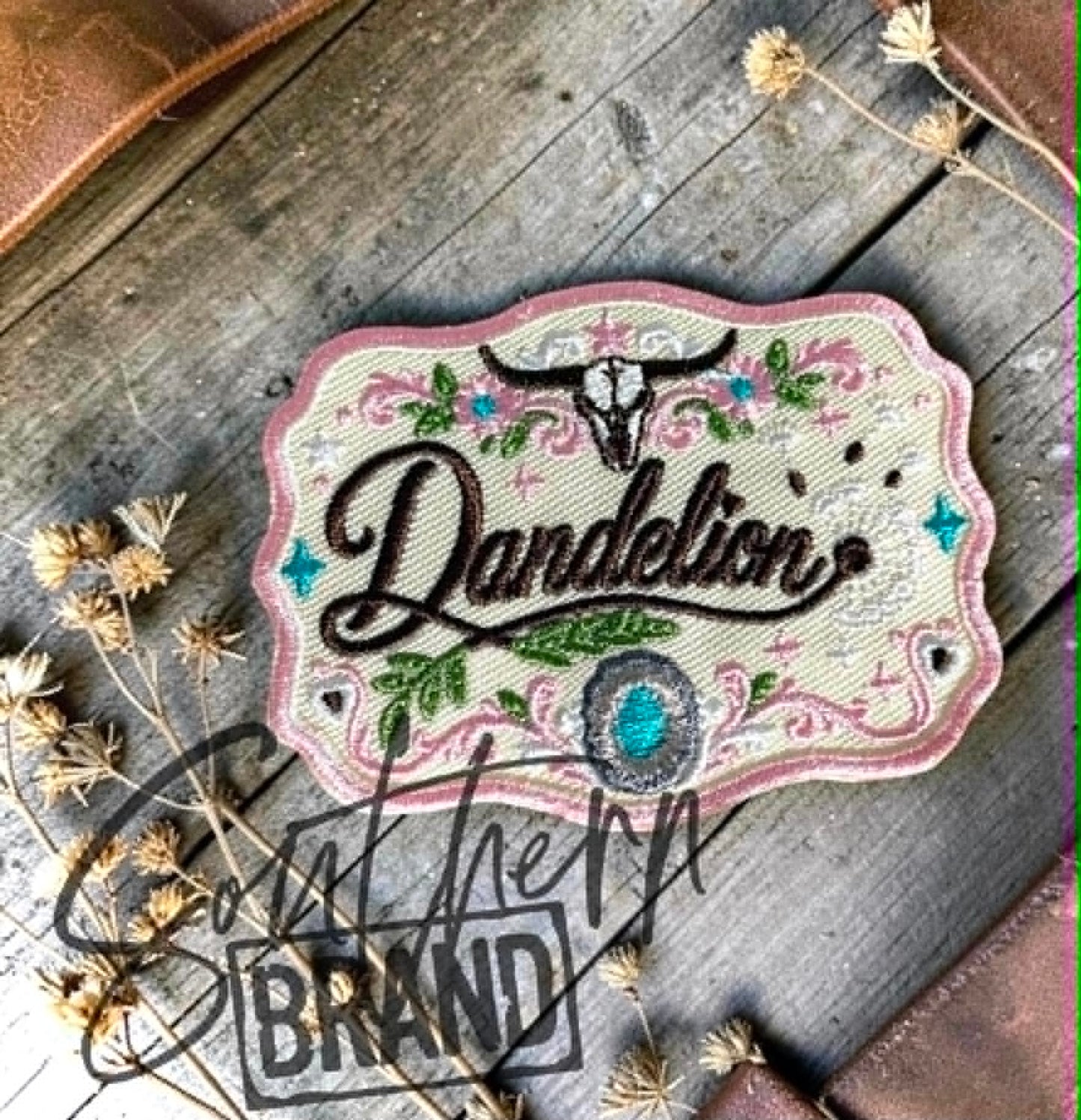 Western Dandelion Custom Trucker Hat Patch