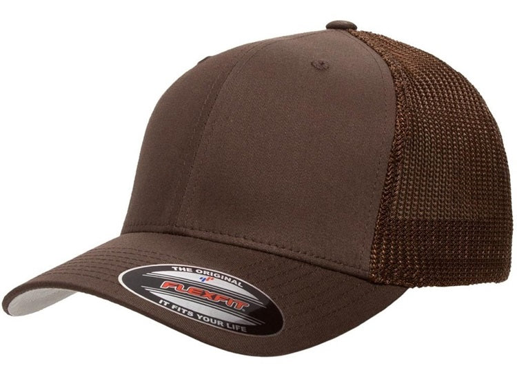 YP Flexfit 6511 Southern Brand Patch Hat Brown