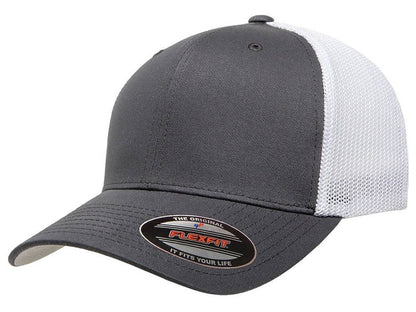 YP Flexfit 6511 Southern Brand Patch Hat Charcoal White