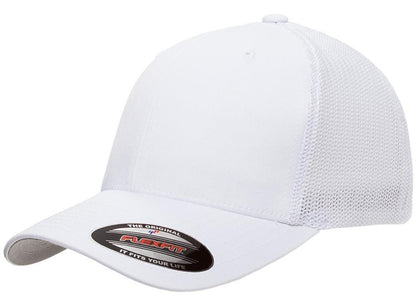 YP Flexfit 6511 Southern Brand Patch Hat White