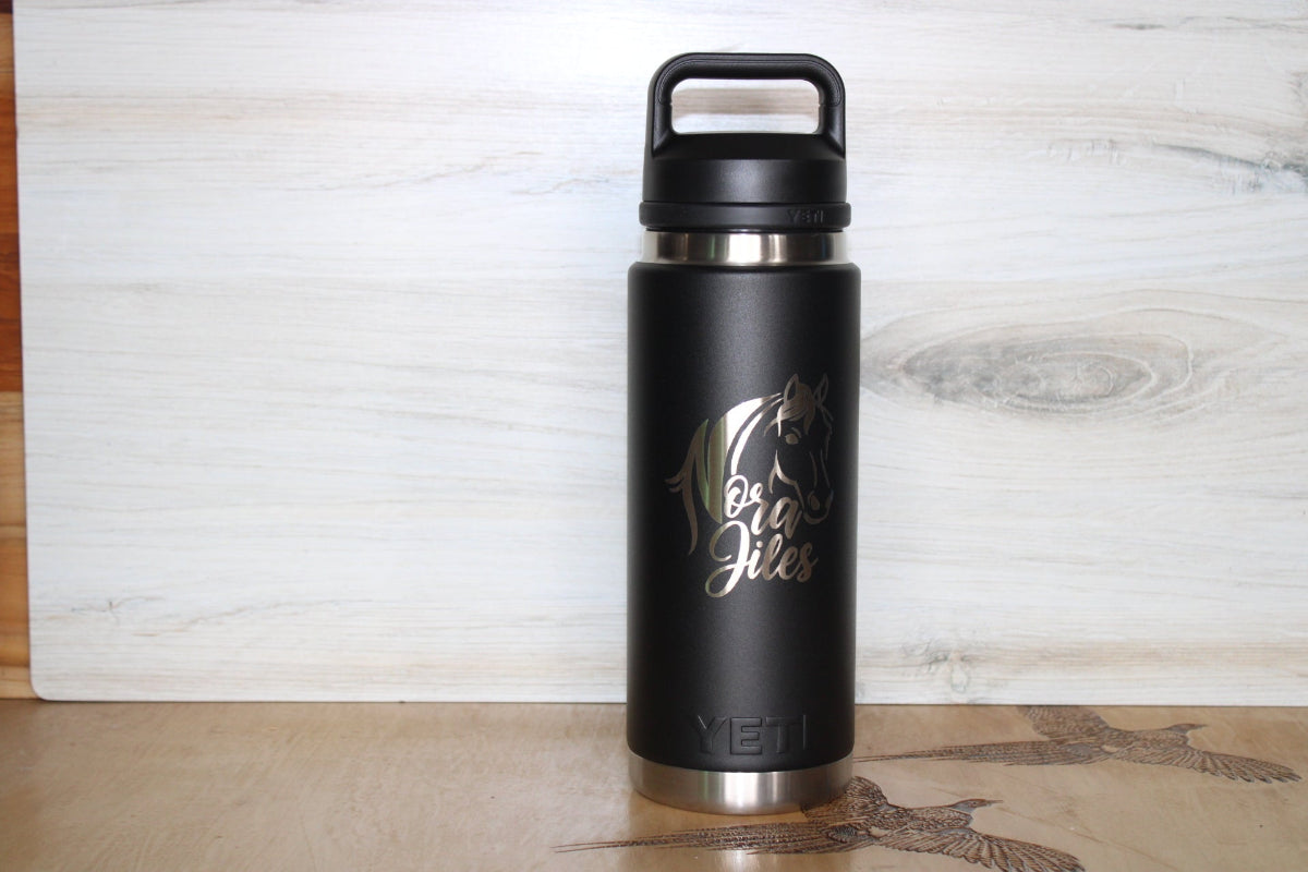 Yeti Custom 36oz Water Bottle Black