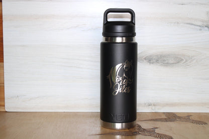 Yeti Custom 36oz Water Bottle Black